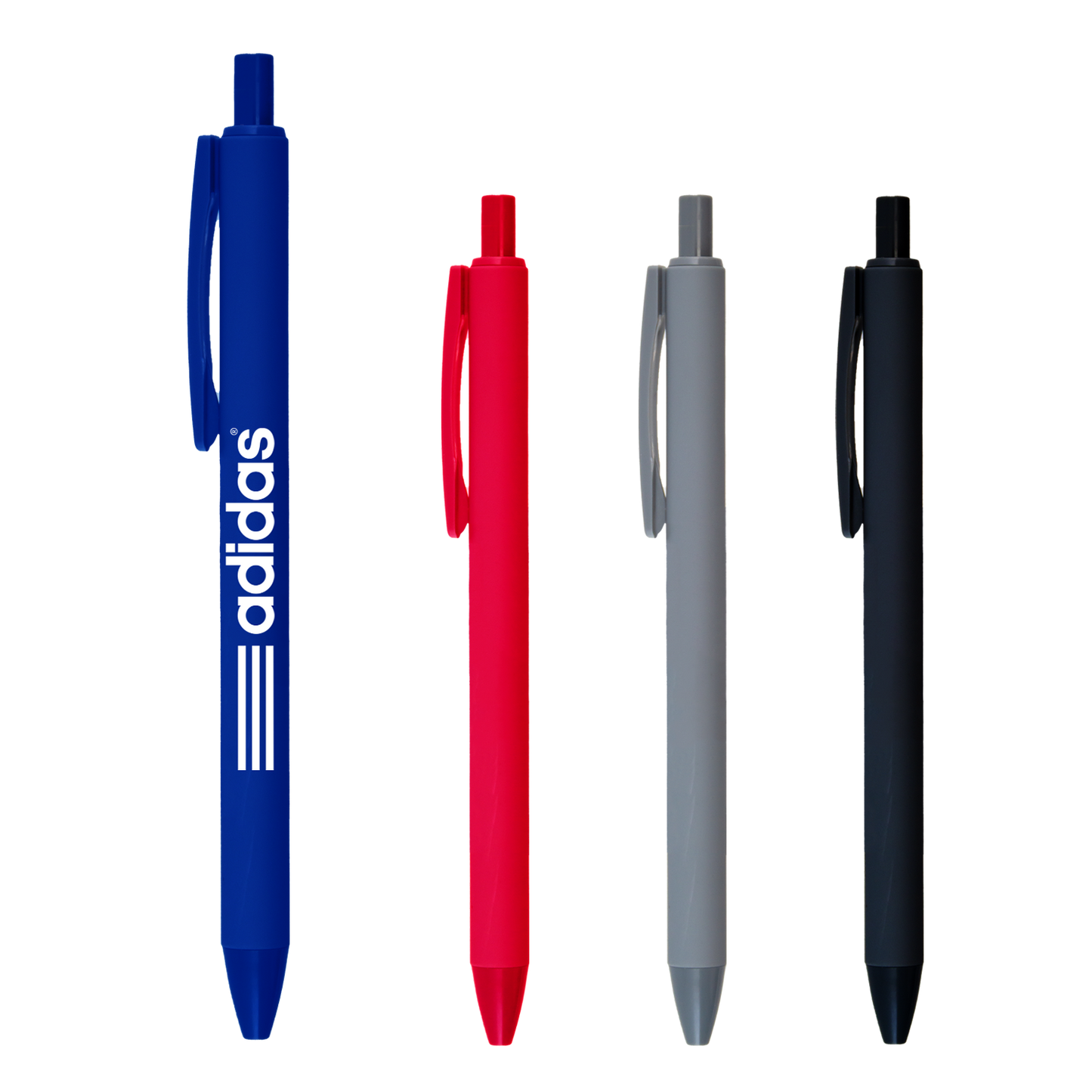 Black Bolt Soft Touch Retractable Ballpoint Pen