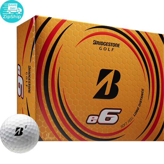 White Bridgestone E6 Golf Ball