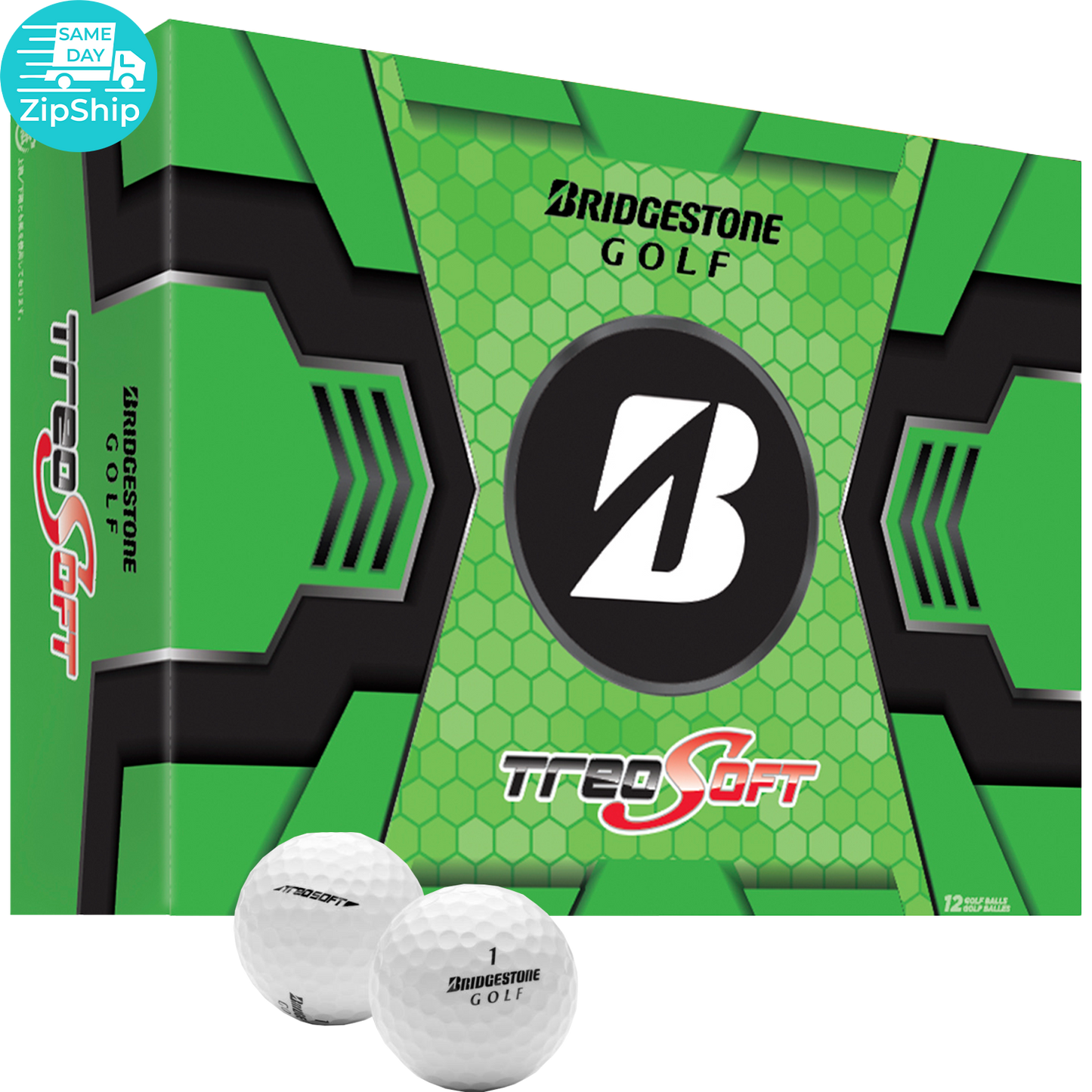 White Bridgestone Treo Soft Golf Ball