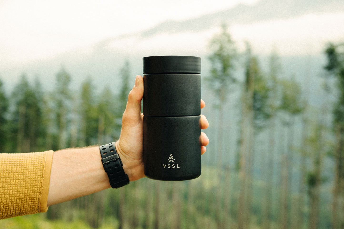 Black VSSL Nest Pour Over Set