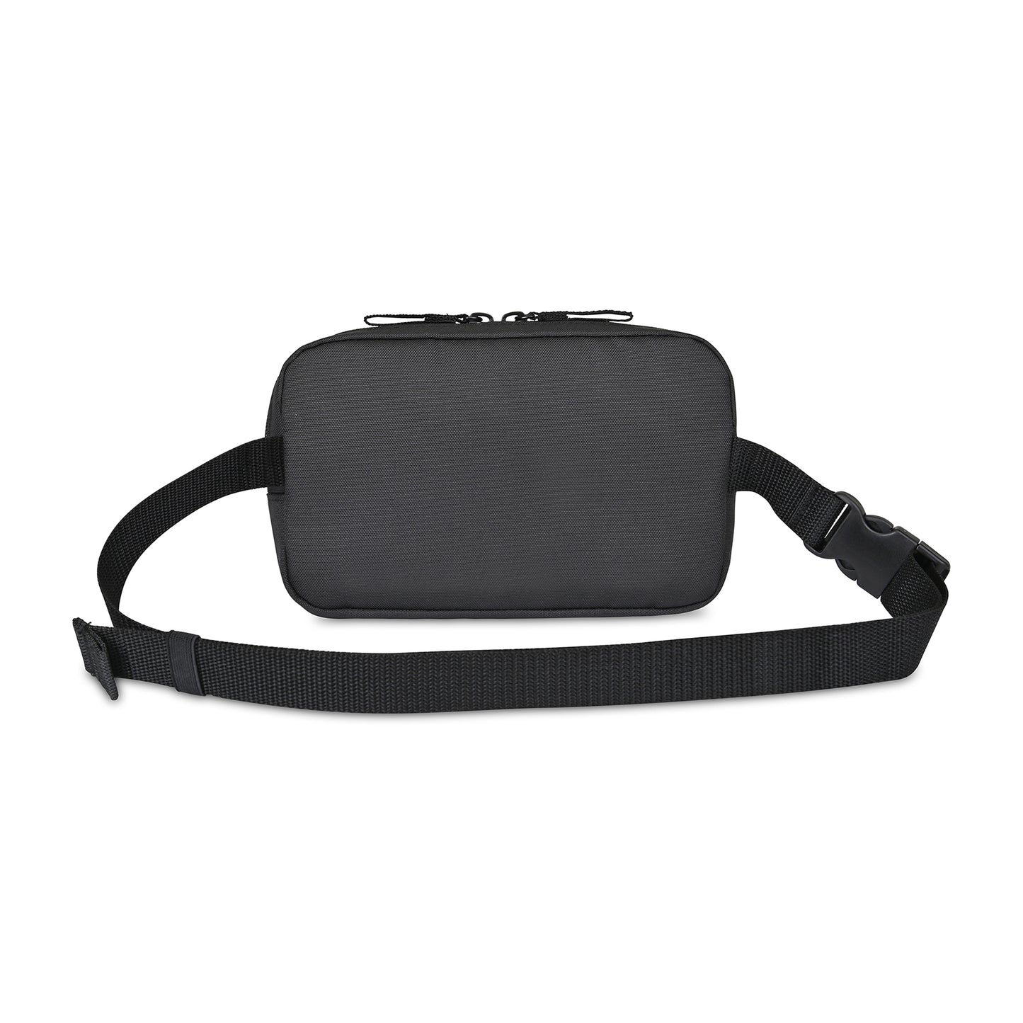 Black Repeat Recycled Poly Waist Pack