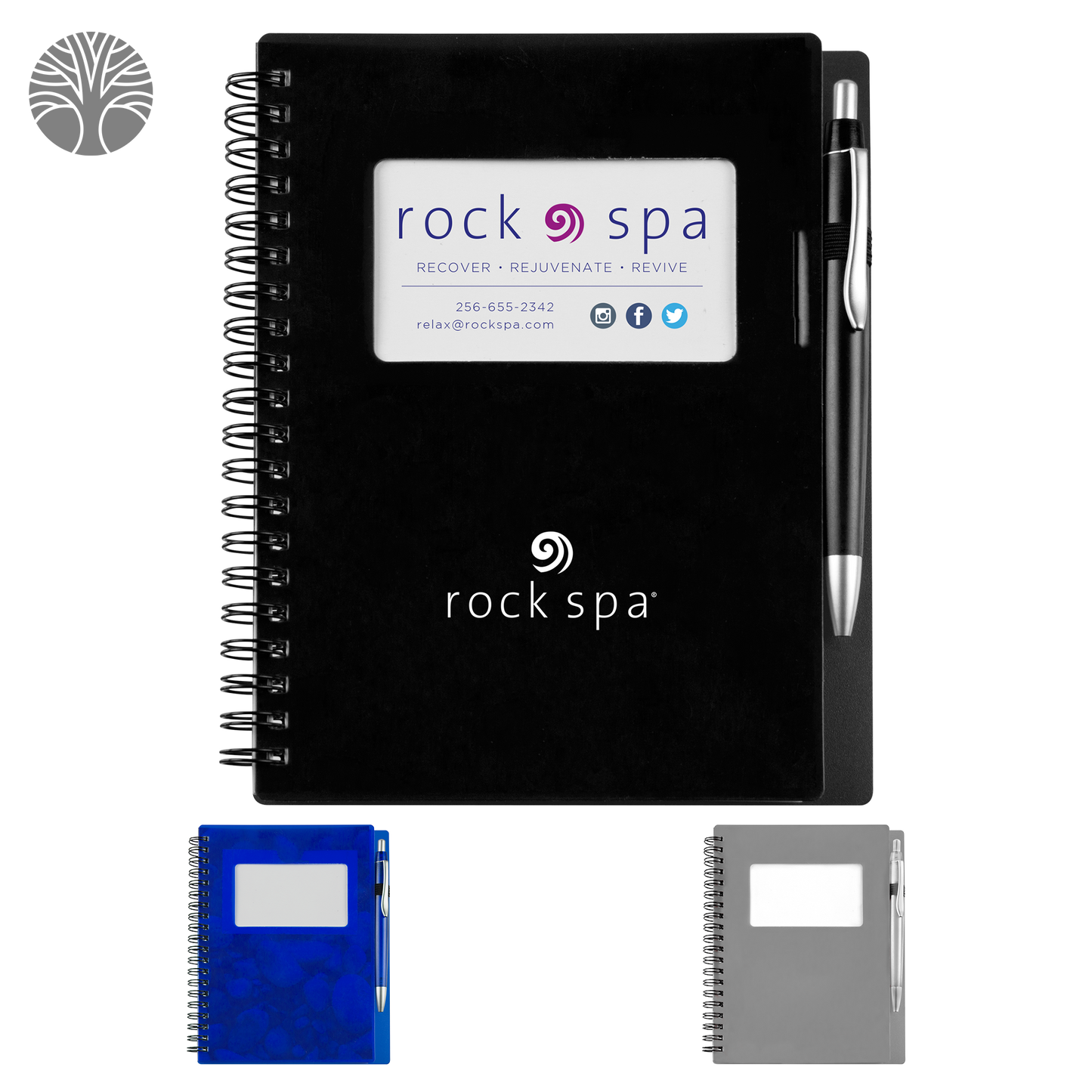 Black Business Card Stone Paper Notebook