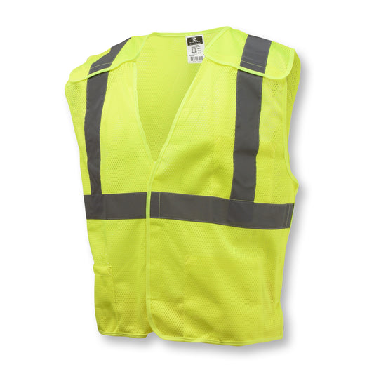 SV4 Economy Type R Class 2 Breakaway Mesh Safety Vest - Green - Size XL