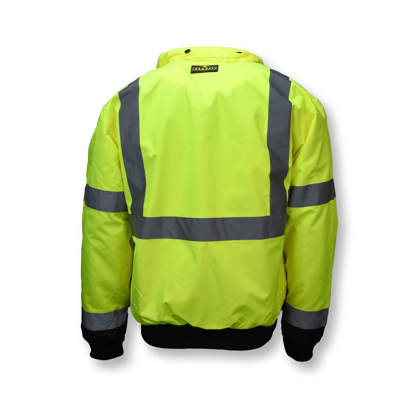 SJ110B Class 3 Two-in-One High Visibility Bomber Safety Jacket - Green/Black Bottom - Size 2X