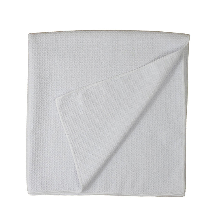 "AQUA" 30” x 60” Full Color Recycled RPET Waffle Weave Sand Free Beach/Yoga Towel