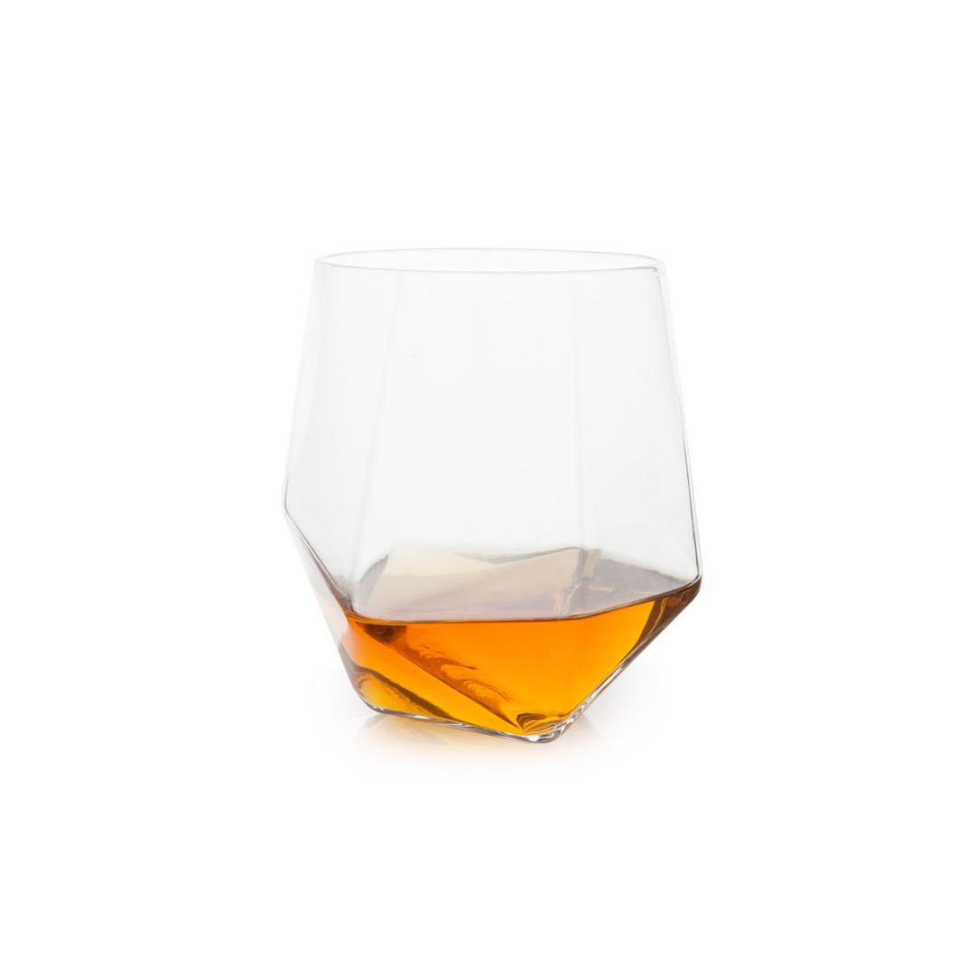 Viski® Faceted Crystal Tumbler