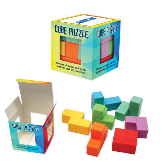 Multicolor Multi Color Cube Puzzle
