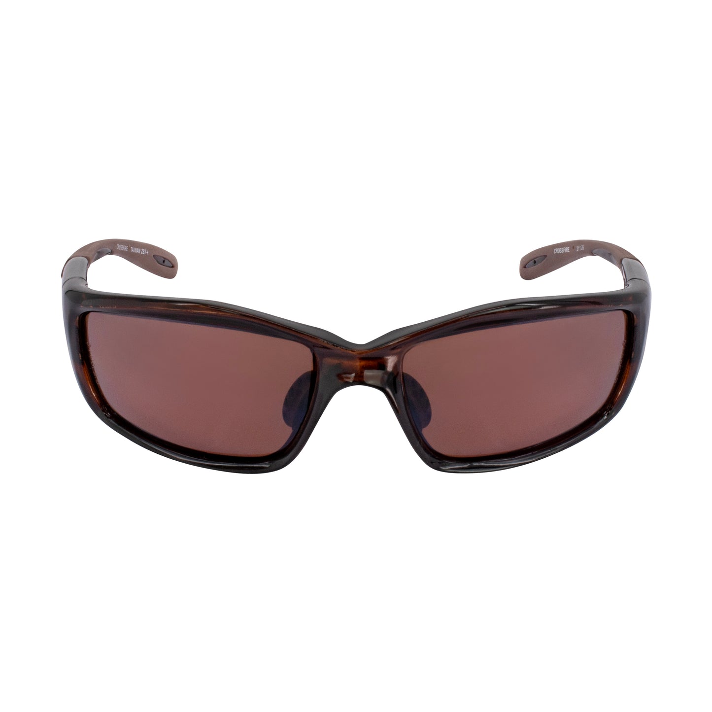 Infinity Premium Safety Eyewear - Crystal Brown Frame - Polarized Brown Lens