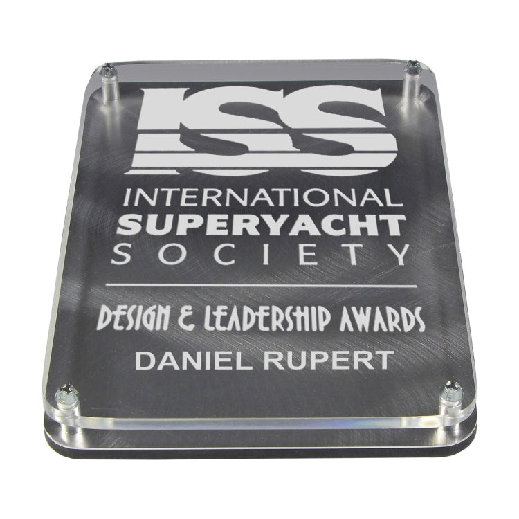 Spirit Floating Awards (5"W x 7"H x 11/18"D) - Laser Engraved