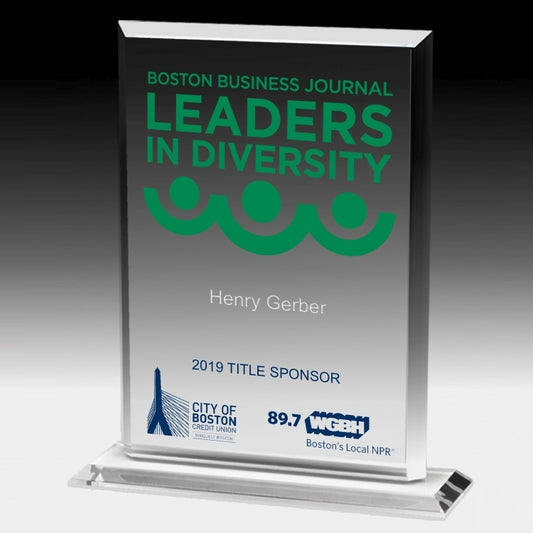 Screen Printed Acrylic Billboard Award - 8 1/4"