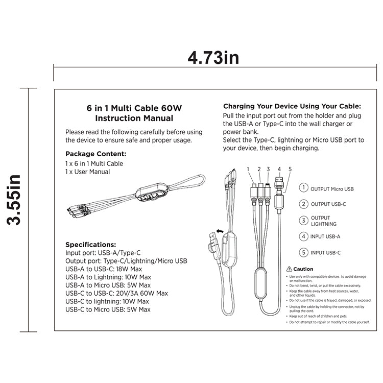 “VERSALINK” Charging Cable