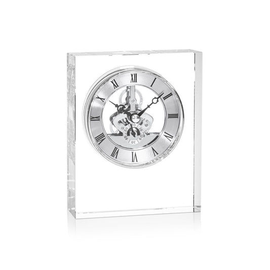 Ashland Silver VividPrint™ Clock