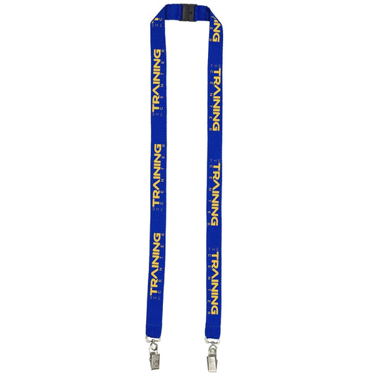 "RICARDO" 3/4" Dual Attachment Polyester Silkscreen Lanyard with FREE Breakaway Safety Release