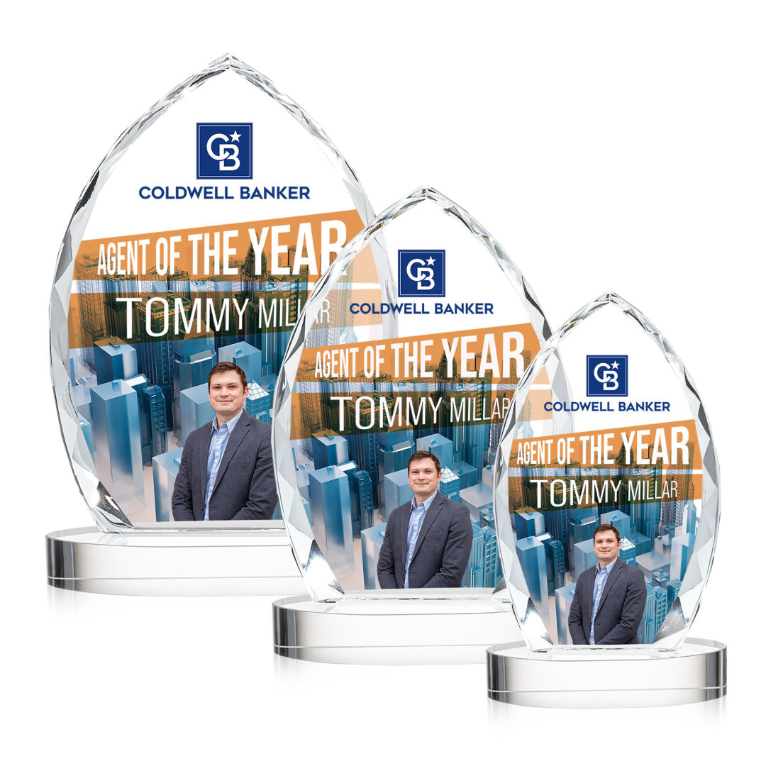 Wilton VividPrint™ Award on Alberton Base - Clear