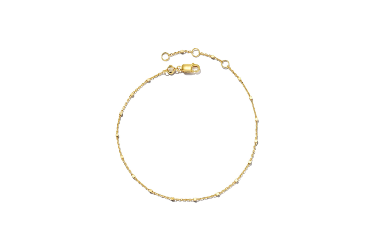 Kendra Scott Single Satellite Chain Bracelet in 18K Yellow Gold Vermeil