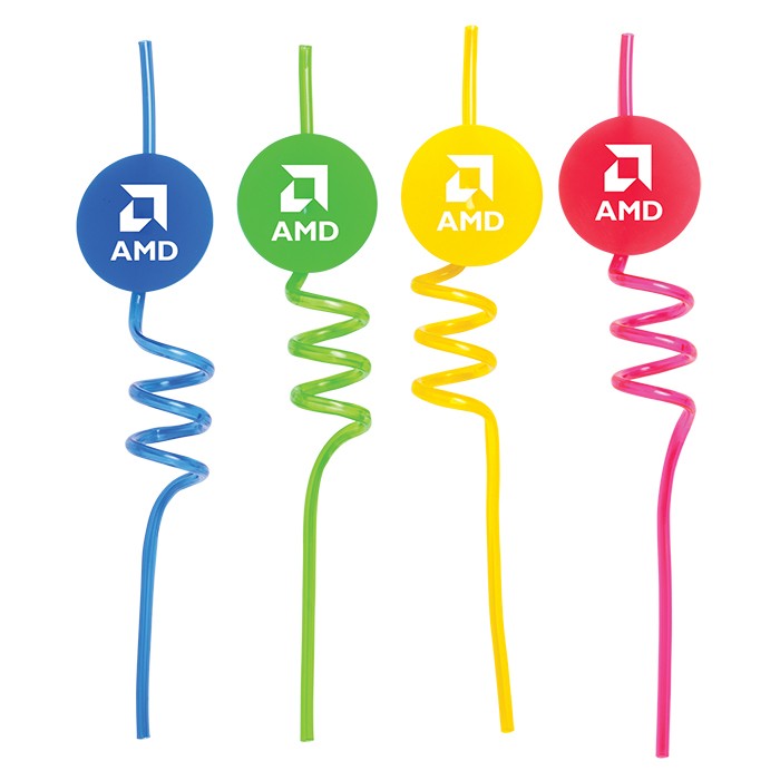Silly Straws w/ Medallion