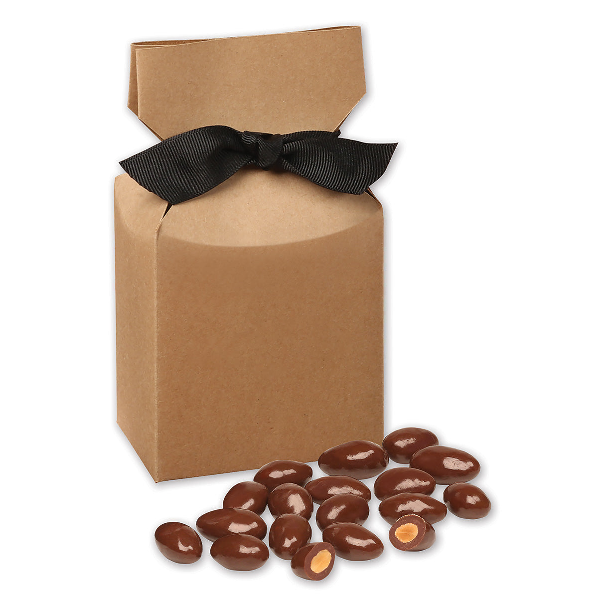 Chocolate Covered Almonds in Kraft Premium Delights Gift Box