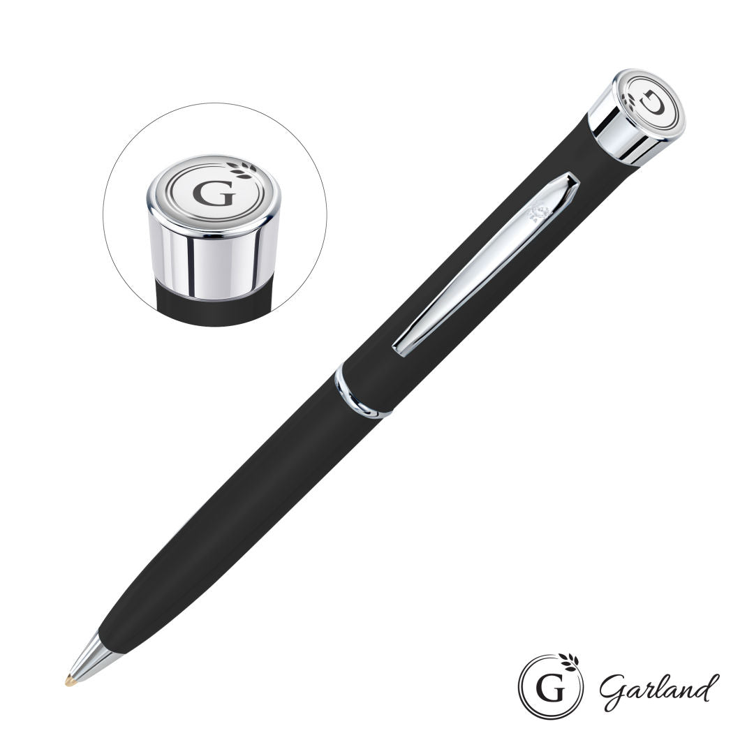 Garland® Color Matte Twist Ballpoint Pen - Chrome