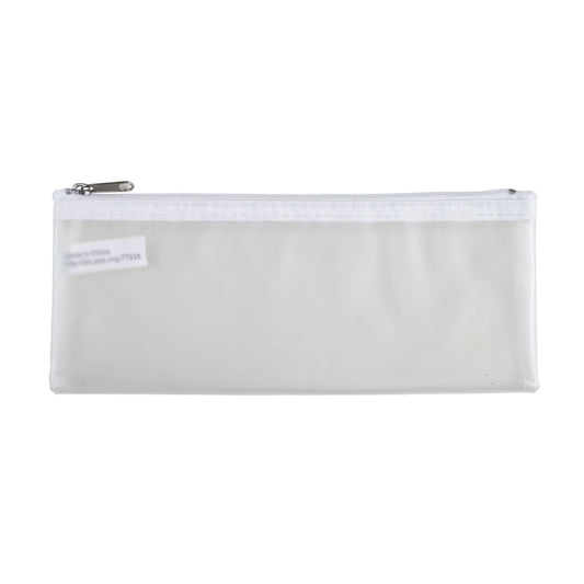 8 ½” W x 3 ½” H -“Dubai” Vinyl Travel Pencil and Accessories Pouch with Zipper