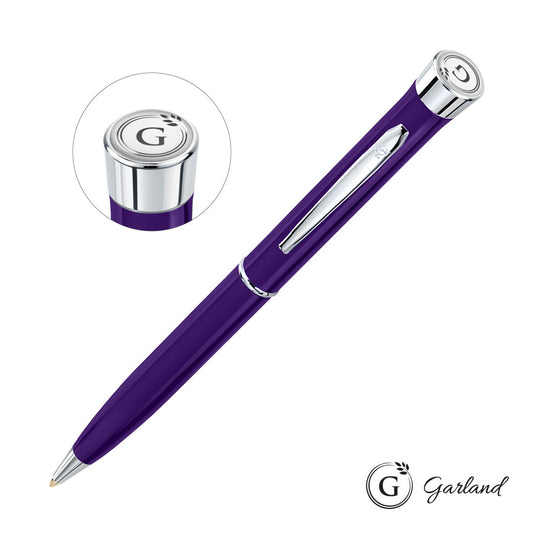 Garland® Color Twist Ballpoint Pen - Chrome Accent