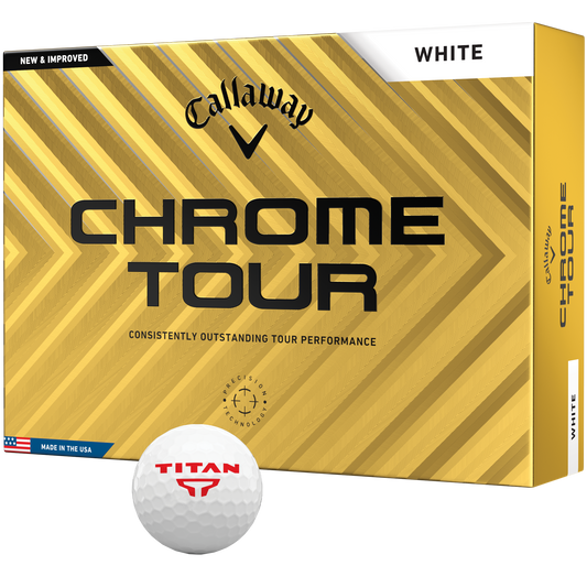 White Callaway Chrome Tour Golf Balls