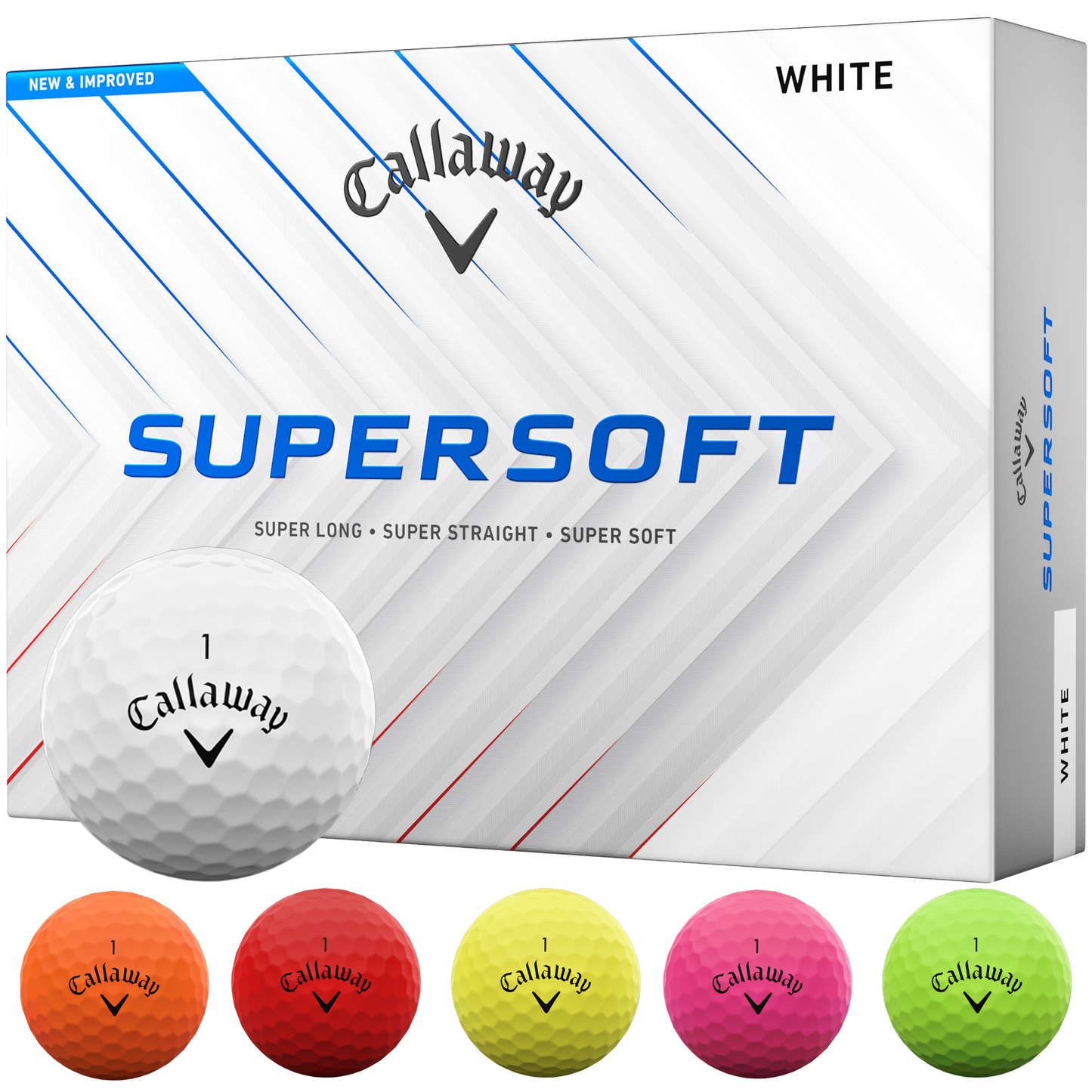 Matte Green Callaway Supersoft Golf Ball