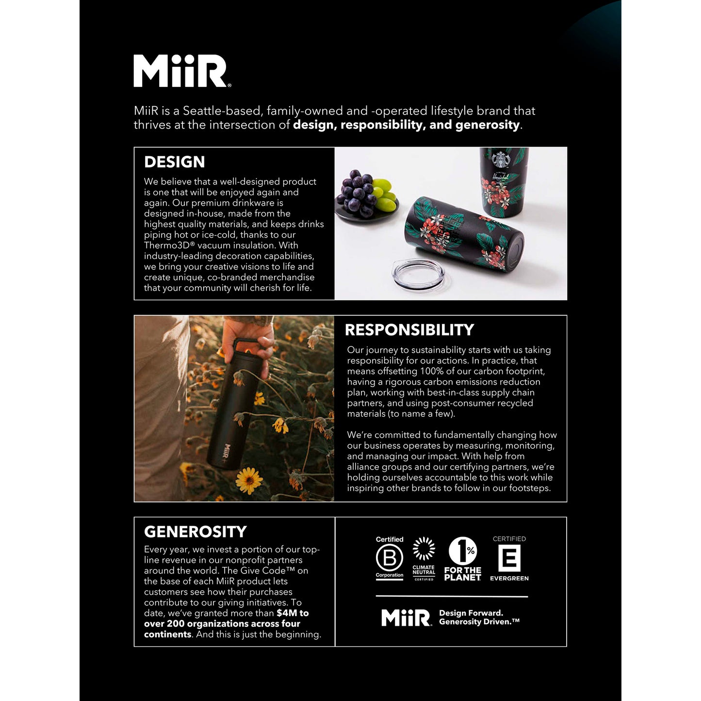 MiiR® Vacuum Insulated Wine Bottle - 25 Oz.