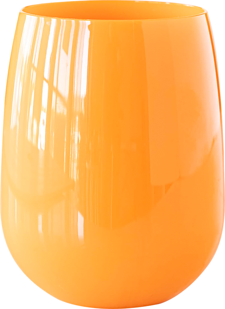 12oz Colored Stemless Wine Glass