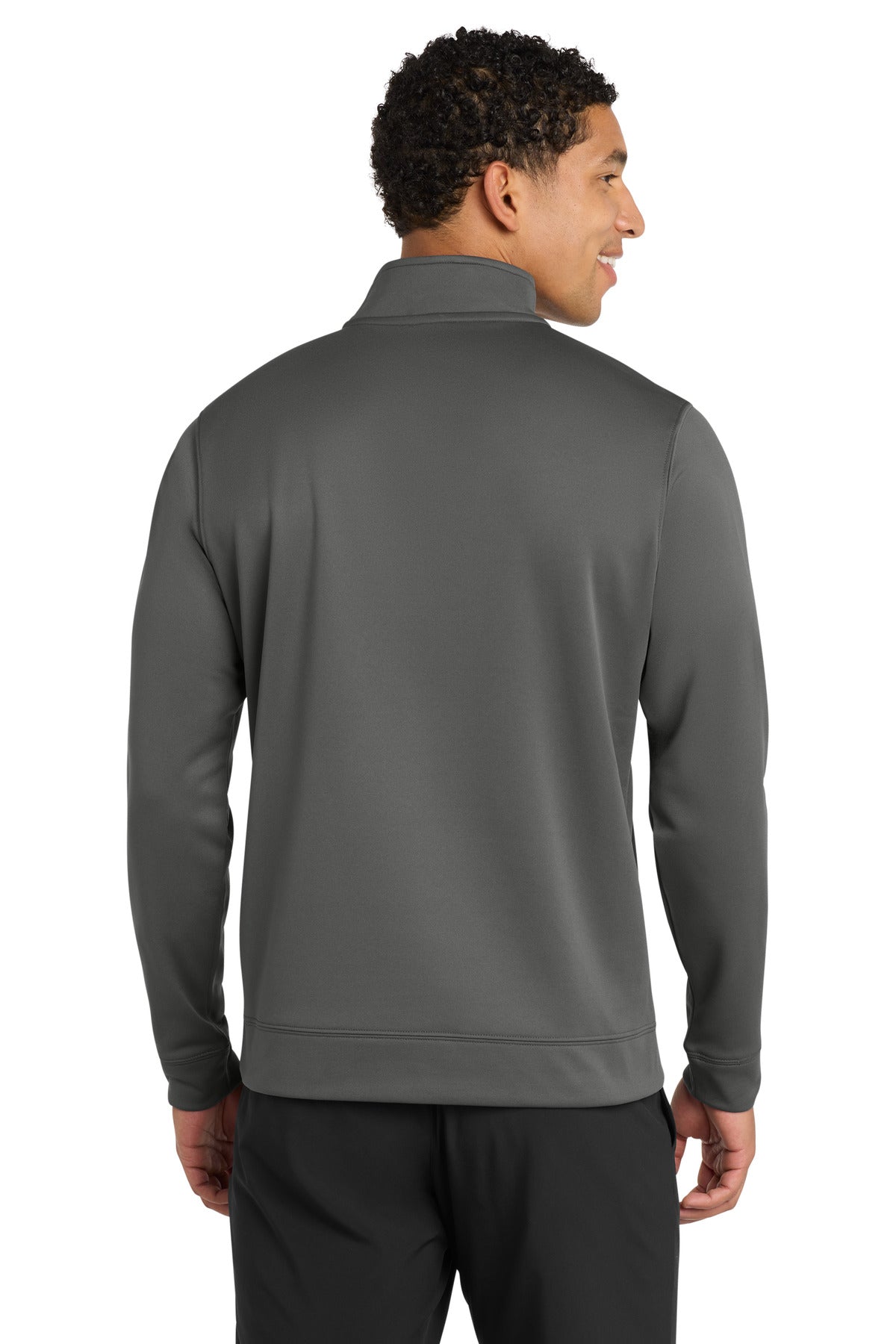 Charcoal Port & Company Performance Fleece 1/4-Zip Pullover Sweatshirt. PC590Q
