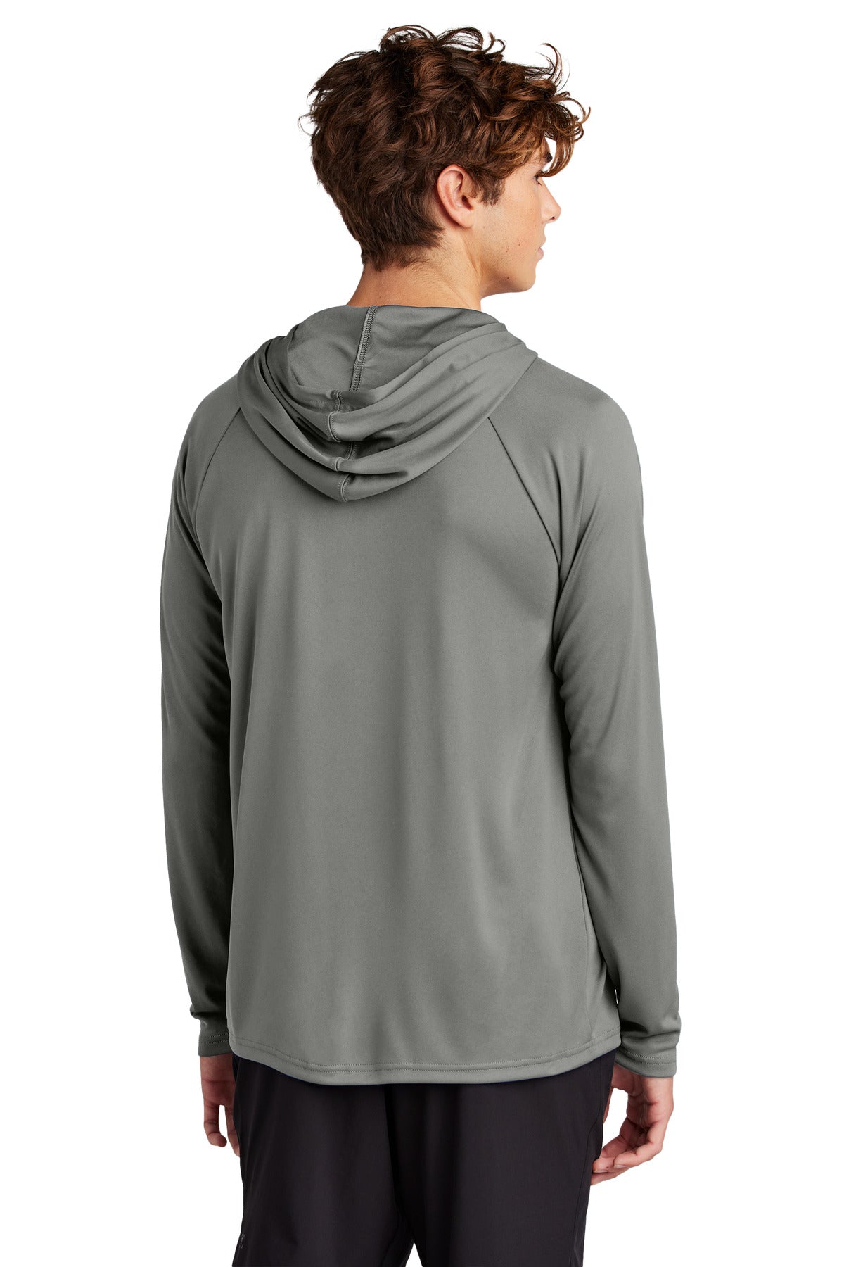Charcoal Port & Company Performance Pullover Hooded Tee PC380H