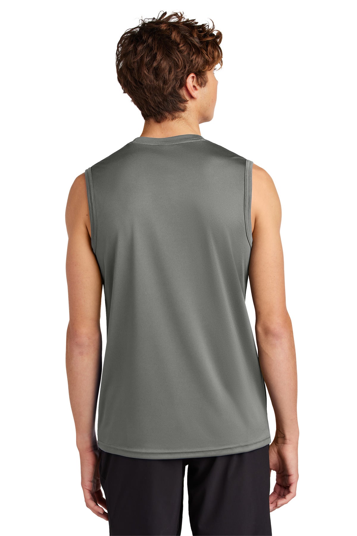 Charcoal Port & Company Performance Sleeveless Tee PC380SL