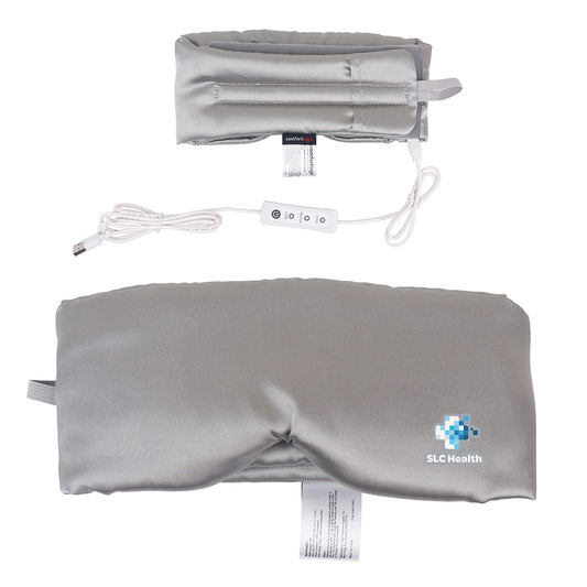Gray Comfort Logic™ Eye Mask Heating Wrap