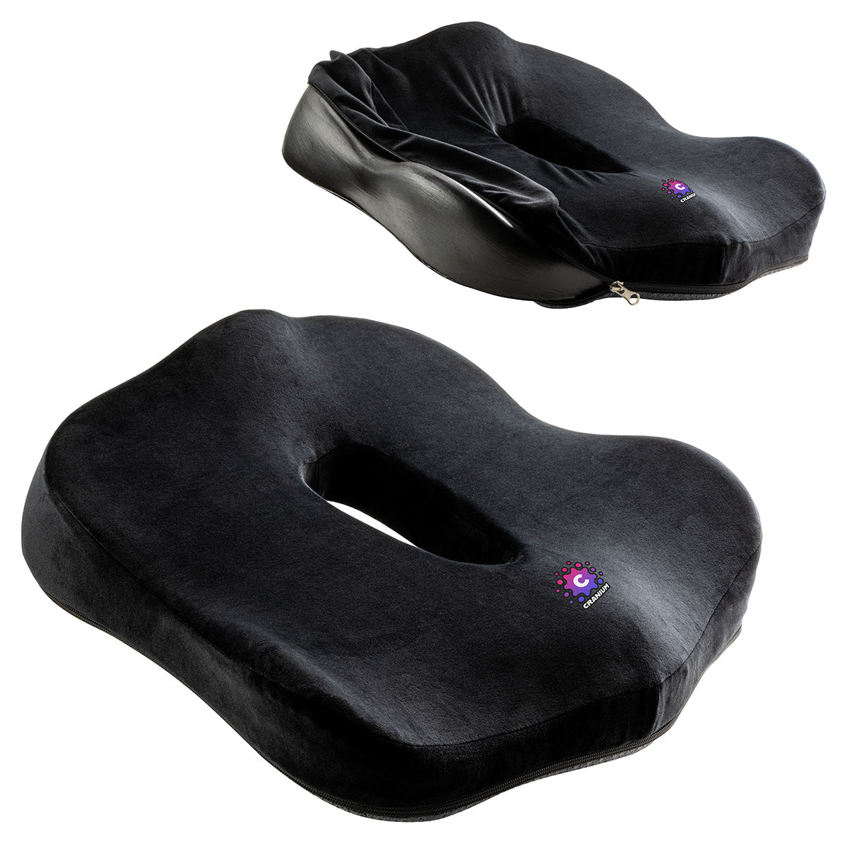 Black Comfort Logic™ Heavenly Seat Cushion
