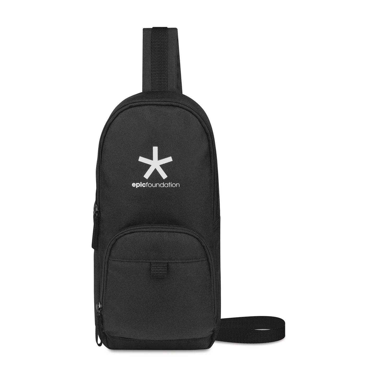 Black Repeat Recycled Poly Sling