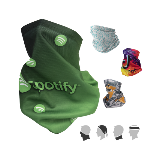 White Cooling Towel Neck Gaiter Factory Direct