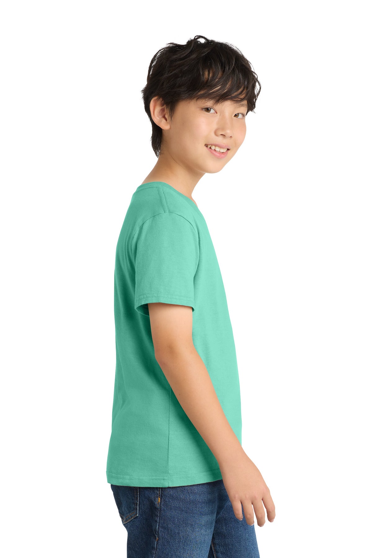 CoolMint Port & Company Youth Beach Wash Garment-Dyed Tee. PC099Y