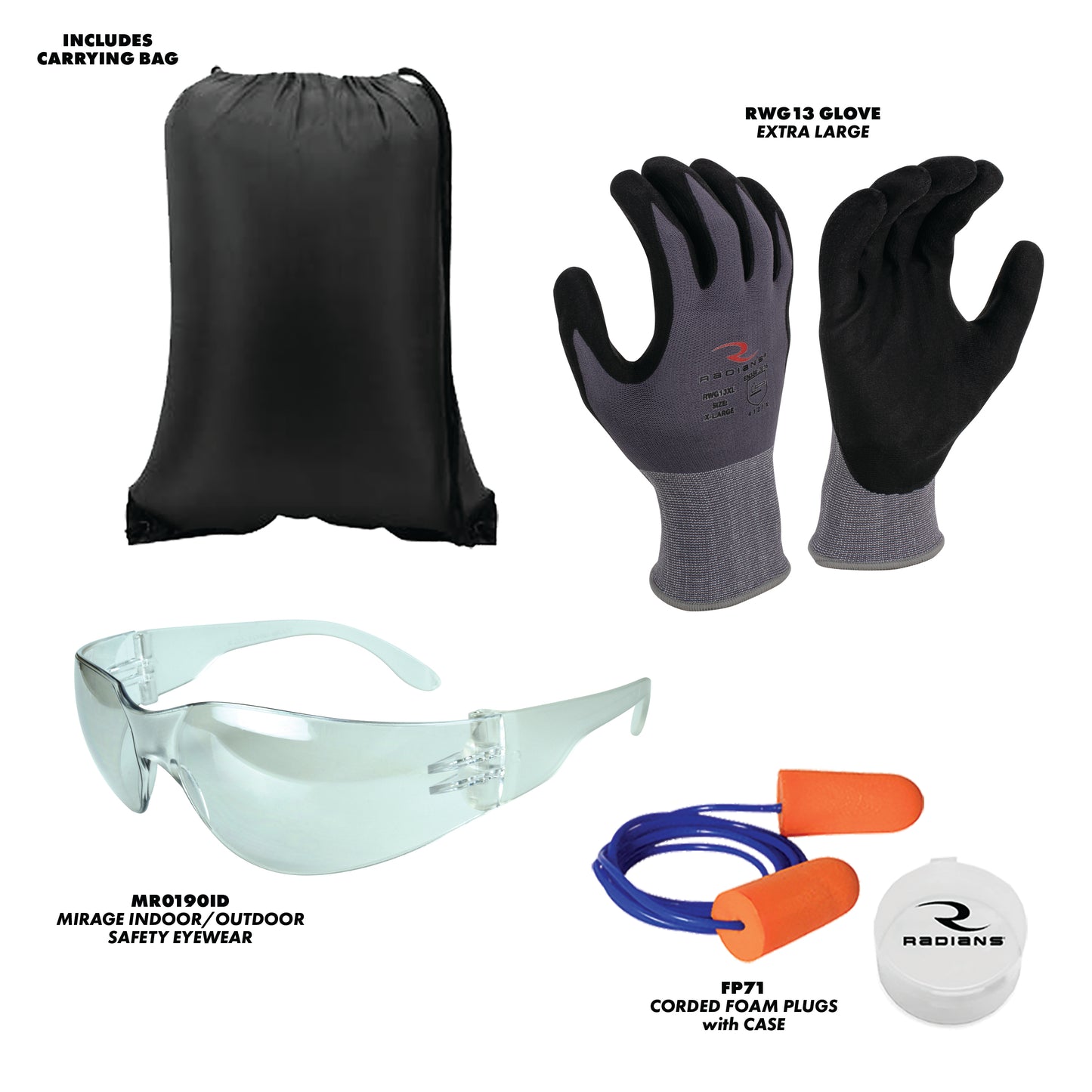 Base Starter Kit - Size XL Glove, Bag