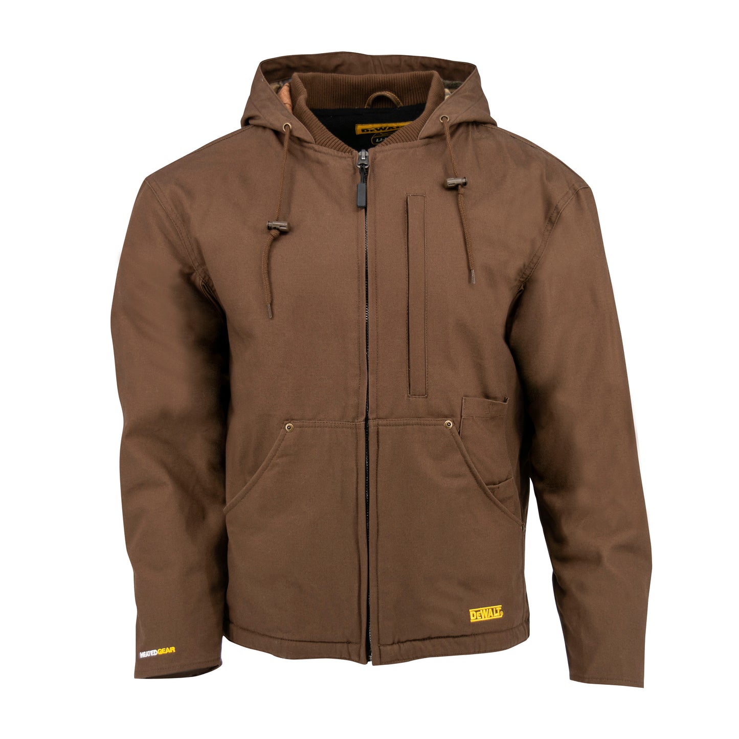 DCHJ076ATD1 Men's Heated Coat Kitted - Tobacco - Size 2X