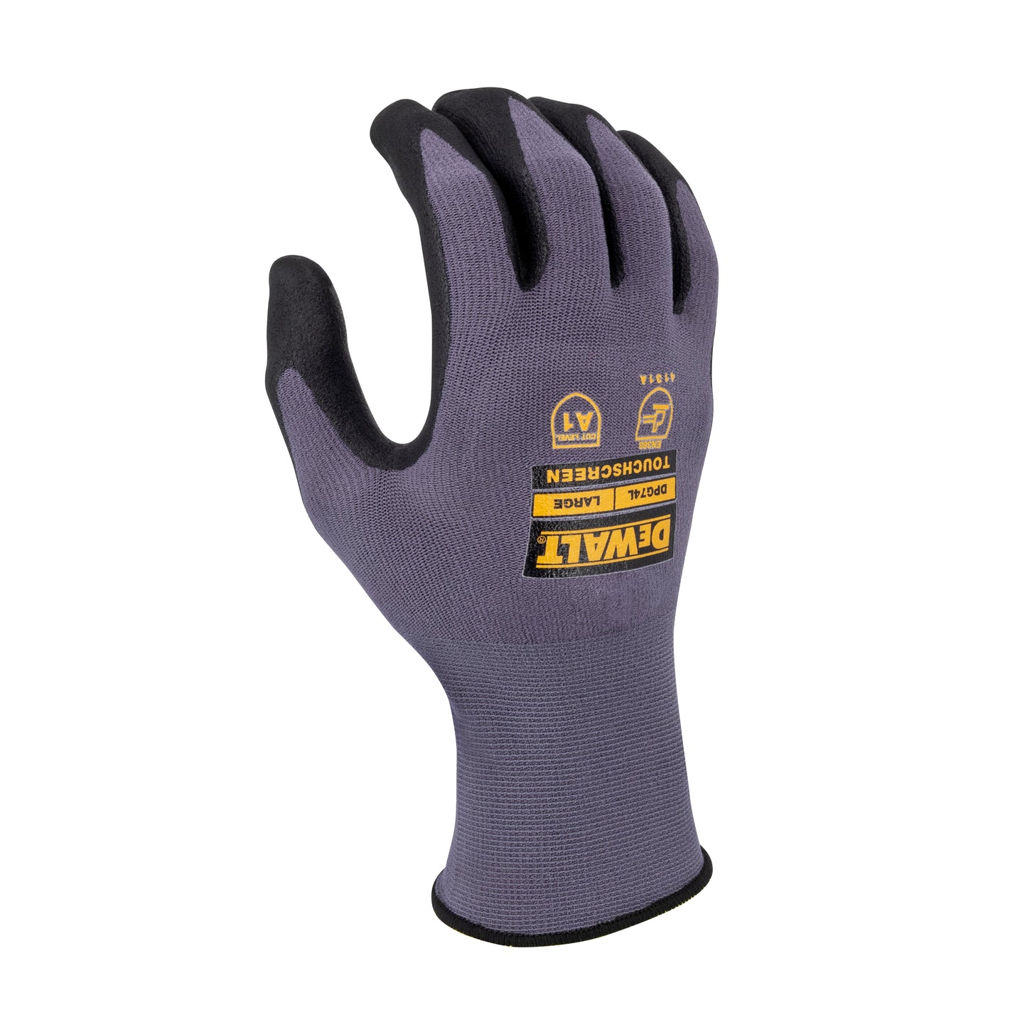 DPG74 Touchscreen Micro-Foam Nitrile A1 Cut Glove - Size L