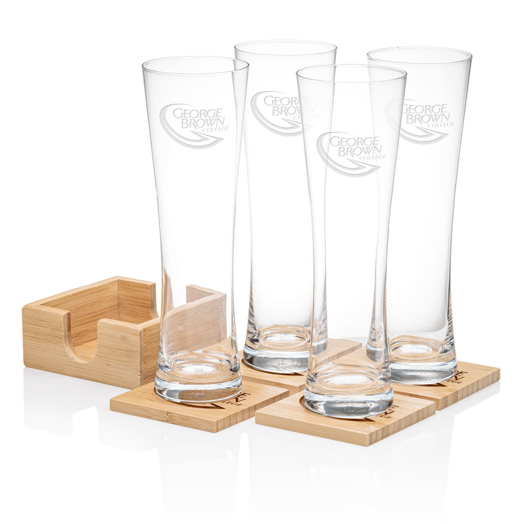 Bamboo Coaster Gift Set - Mannheim