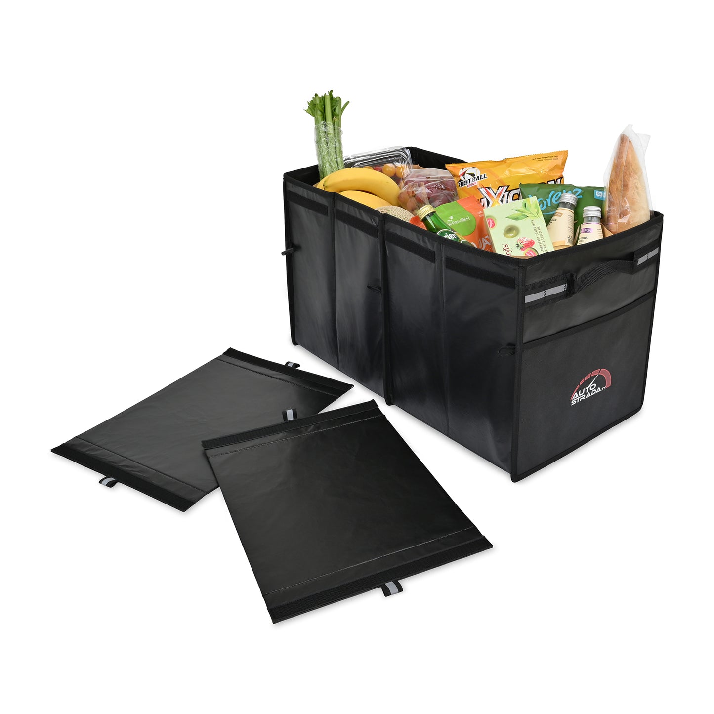 Black Structure Cargo Organizer with Lid