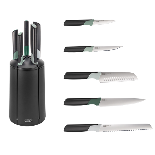 Joseph Joseph® Elevate™ Green Knives Carousel Set