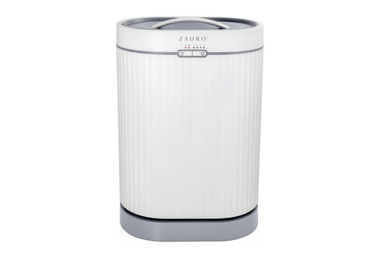 Zadro Fluted Towel Warmer with Diffuser - White/Gray