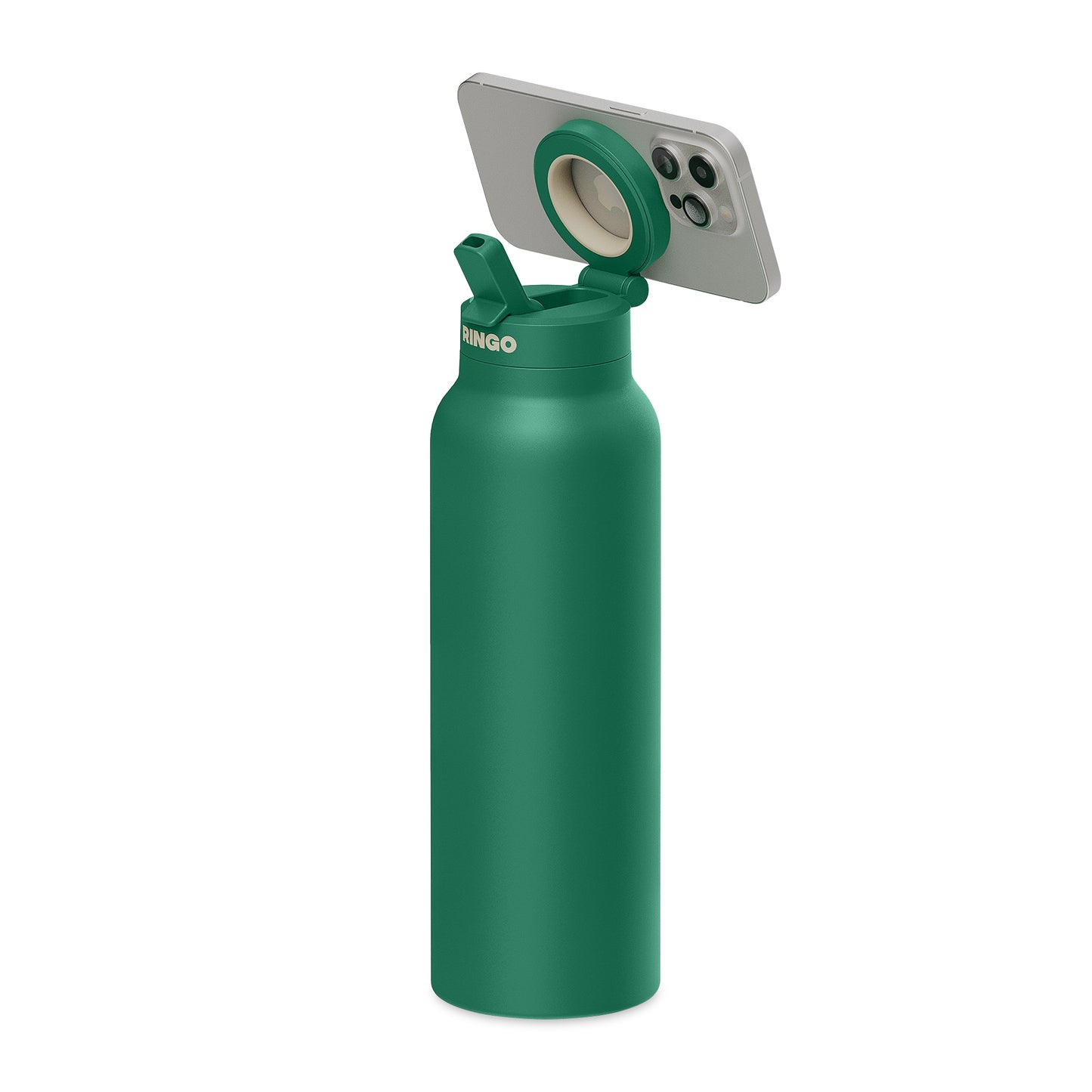 RINGO Pro Water Bottle with Magnetic Booster Ring - 24 Oz.