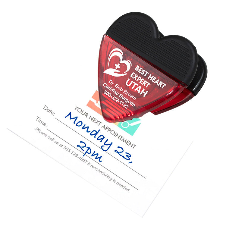 "CORAZON" Heart Shaped Accessory And Memo Clip