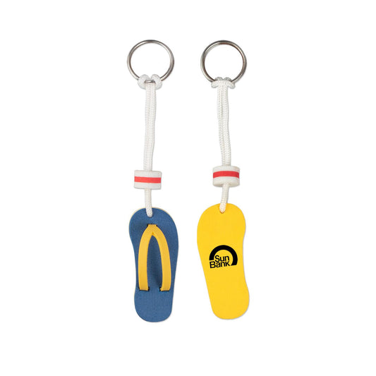 MultiColor Flip Flop Floating Keychain