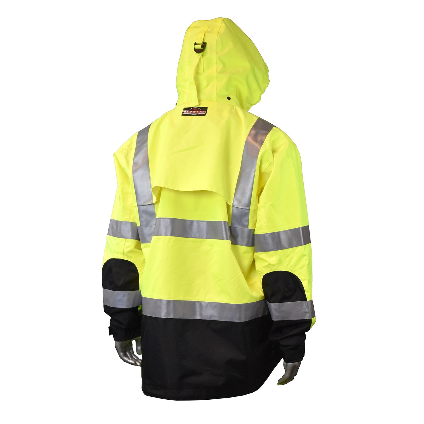 RW32-3Z1Y Heavy Duty Rip Stop Waterproof Rain Jacket - Hi-Vis Green - Size 2X
