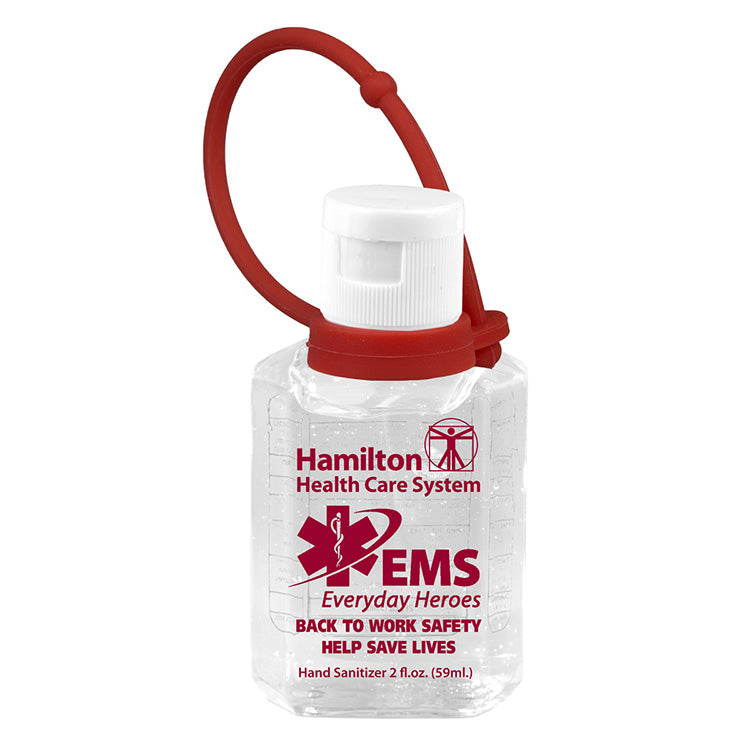 "Breeze" 0.5 oz Compact Hand Sanitizer Antibacterial Gel in Flip-Top Squeeze Bottle