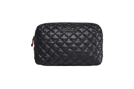 MZ Wallace Mica Cosmetic Bag - Black Rec