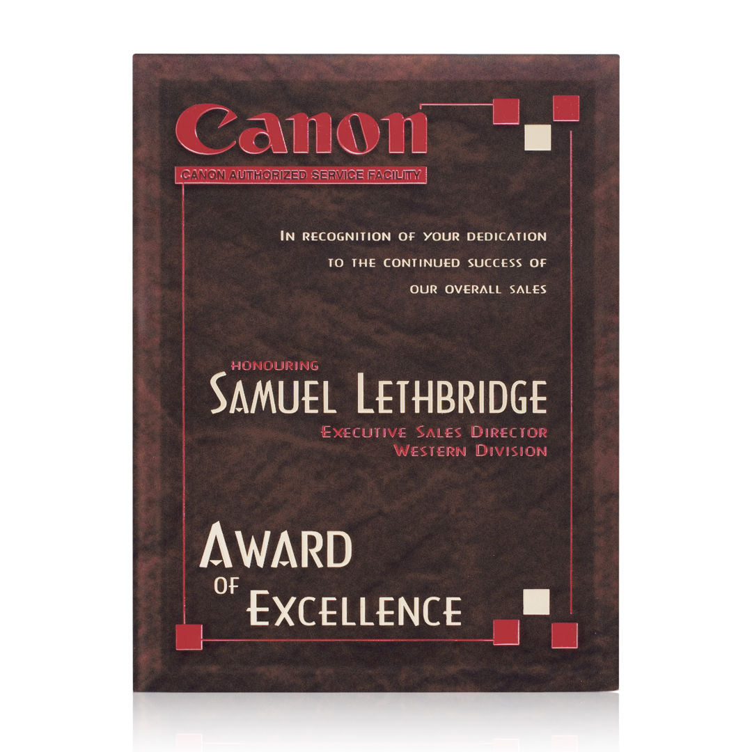 Dunsmore Plaque - Brown